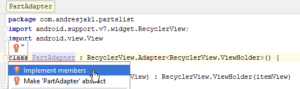 android studio recyclerview performance